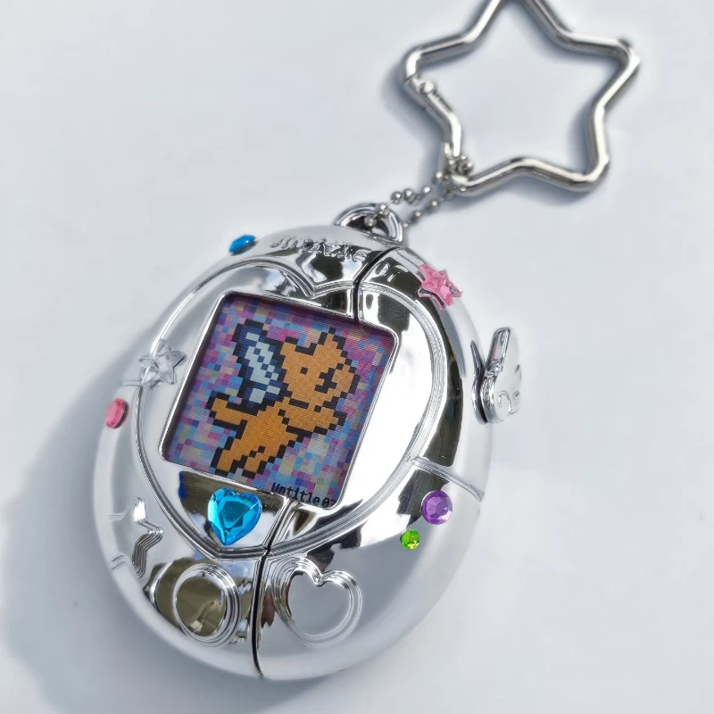 For Airpods Pro3 Tamagotchi Style Cute Earphone Case Transparent Soft Silicone Earphone Case With Cartoon Lanyard Sticker