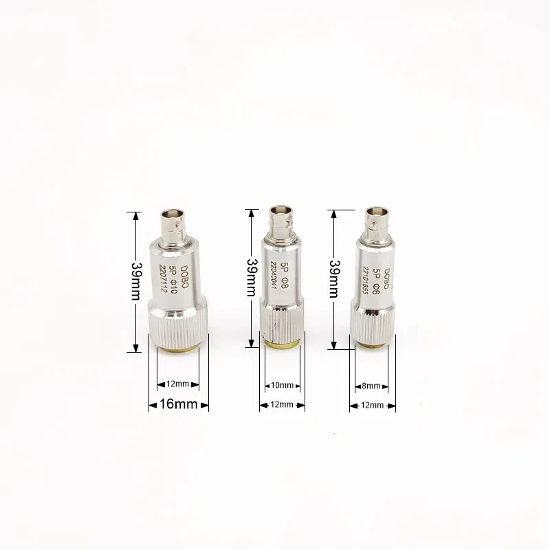 5MHz Straight Probe 5P10 5P6 5P8 Ultrasonic Flaw Detector Small Diameter Probe High-frequency Longitudinal Wave Transducer