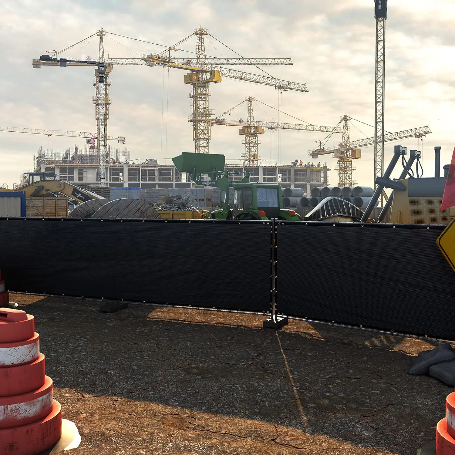 

Защитная сетка от солнца для растений изготовлена из высокой плотности Pe для защиты хрупких растений. Четыре угла усиленных, чтобы устойчив к победу.