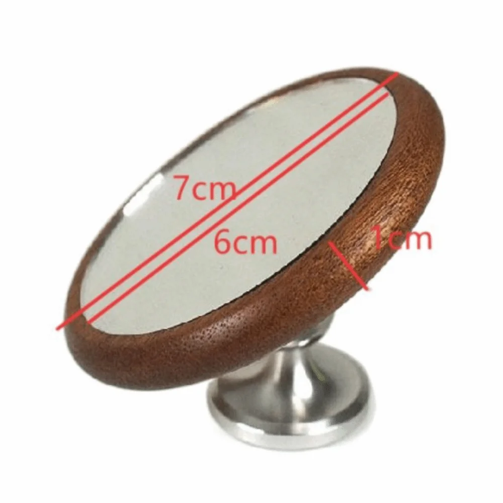 Magnetic Monitoring Coffee Reflective Mirror Reflective Mirror Wooden Base Espresso Mirror Coffee Machine Accessories