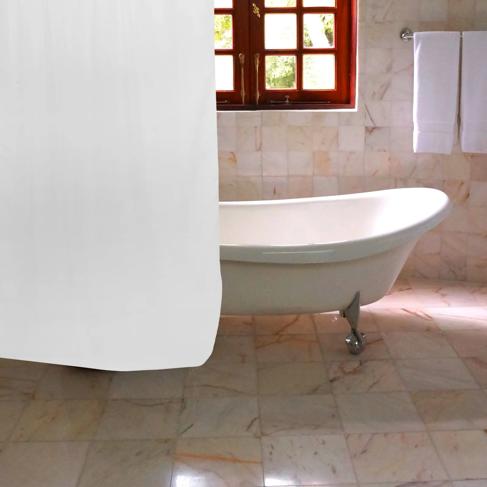 2개입 화이트 시어 커튼 반투명 창문 커튼 거실 침실 사무실 장식용 긴 거즈 드레이프 포치용 네트