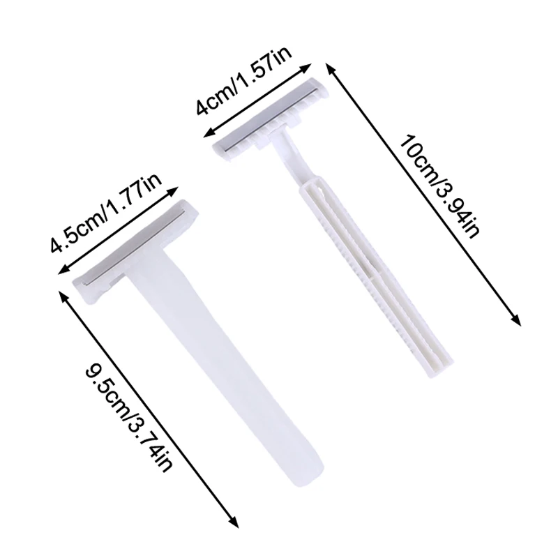 10 قطعة شفرات الحلاقة الطبية القابل للتصرف للنساء والرجال ماكينة حلاقة صحية 1 أو 2 طبقة حادة شفرة غير قابلة للصدأ أداة إزالة الشعر #6