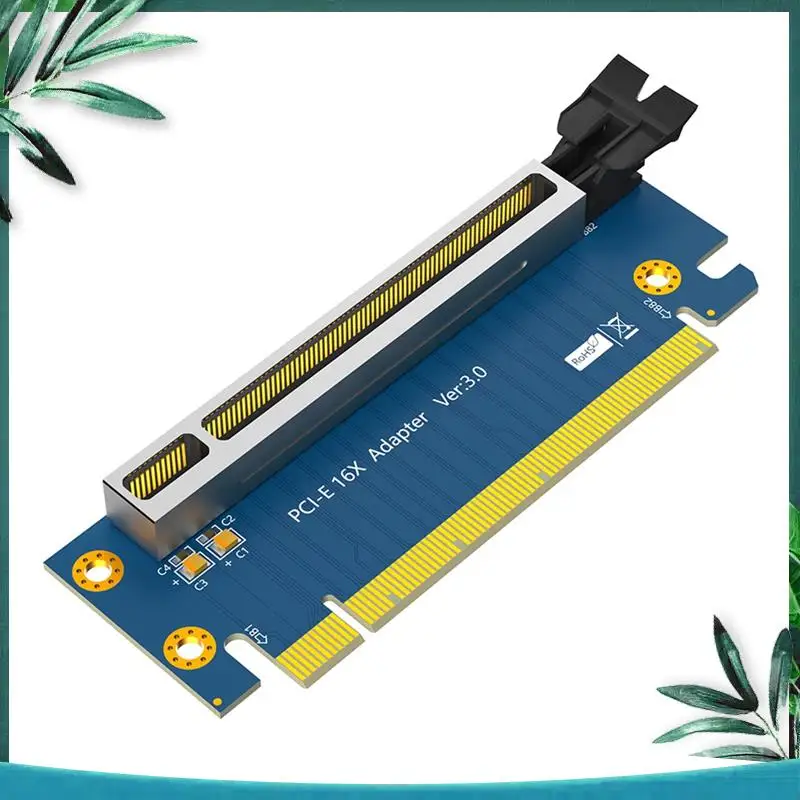 (NEW) PCIE Riser Card PCI-Express 3.0 16X Riser Card, PCI Express 3.0 16X 90 Degree High Speed Riser Card For 2U Server