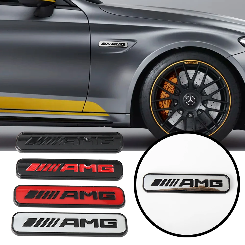 

3D-наклейка на задний багажник и крыло автомобиля из ABS-пластика для Mercedes-Benz AMG A B C E S GLE CLC Class W204 W203 W205 W124 W221 W213 W212