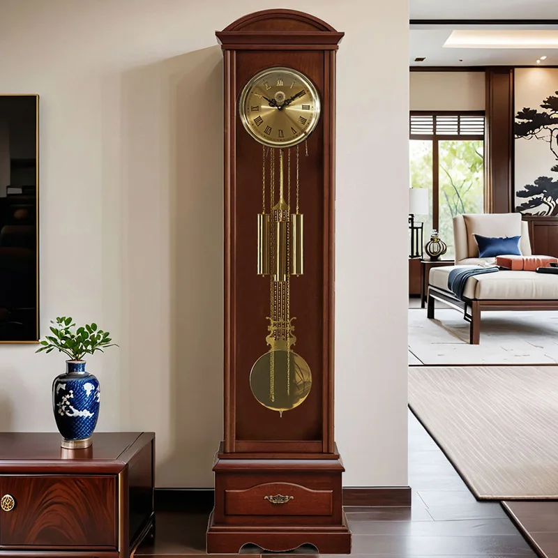Helmler movement floor clock living room high sense light luxury modern simple vertical clock
