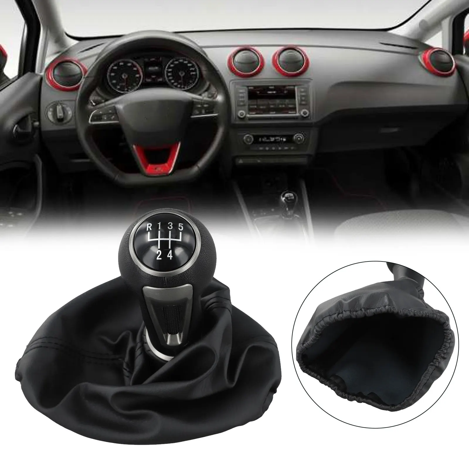 Shift Knob Replacement Gear Shift Knob Modern Design Gear Handle Tailored Fit Car Gear Shift Comfortable Grip Car Accessory