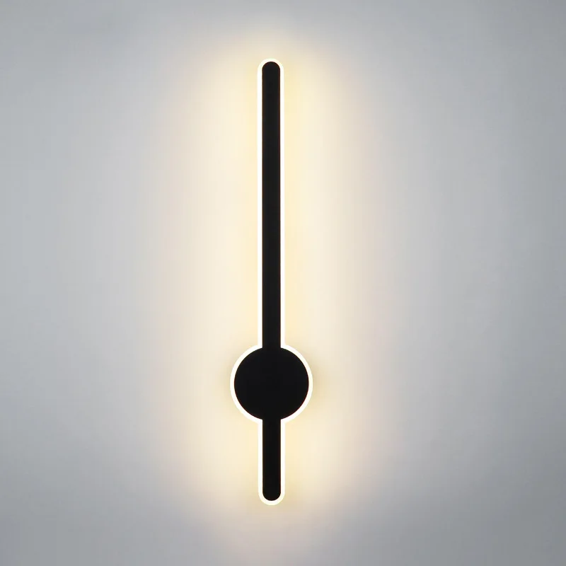 LED Wall Light Creative  Long Strip Linear Light Modern Minimalist For Bedroom Bedside Living Room Patio Wall Decorative Light