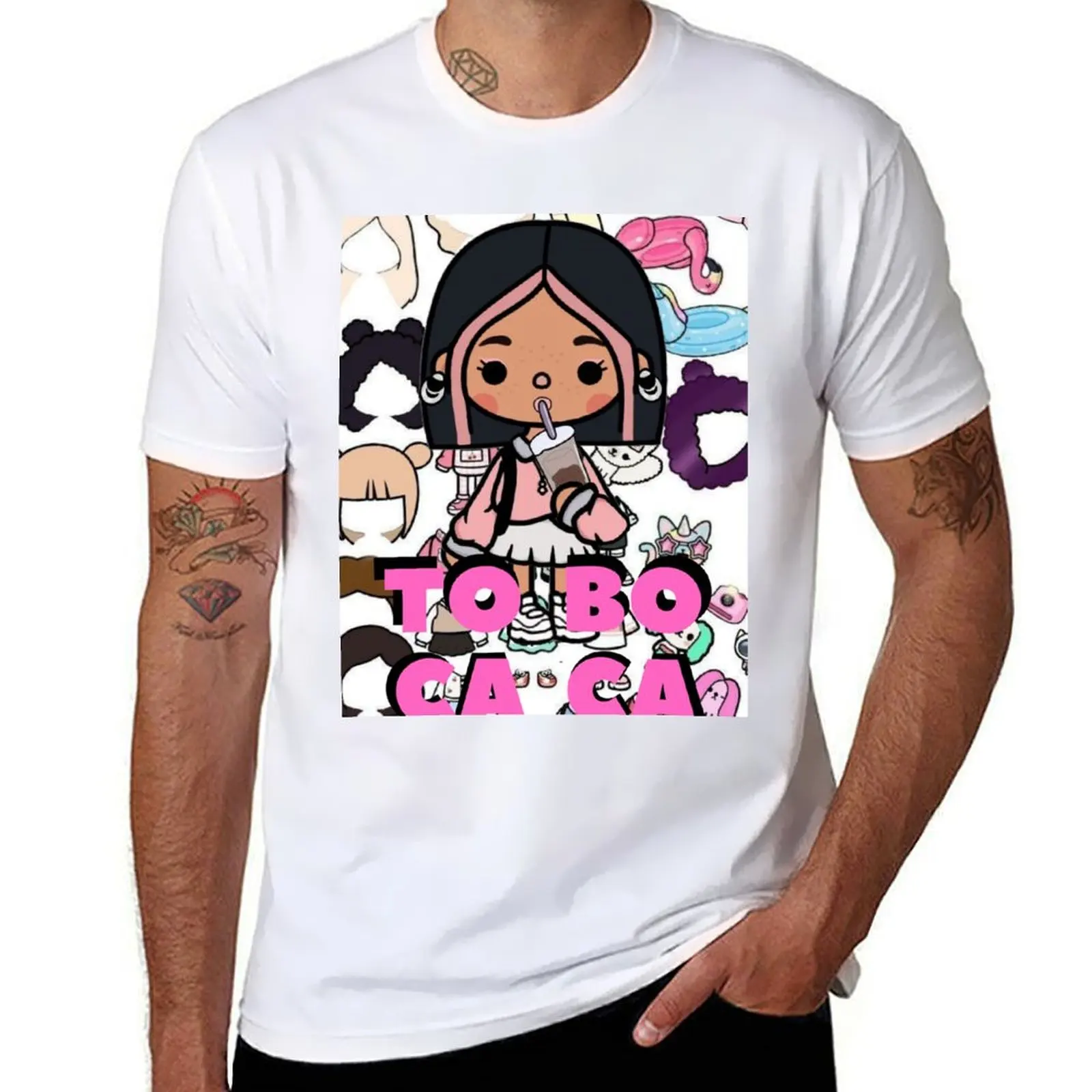 

Toca Boca T-Shirt t shirts for man pack white man graphic t shirt