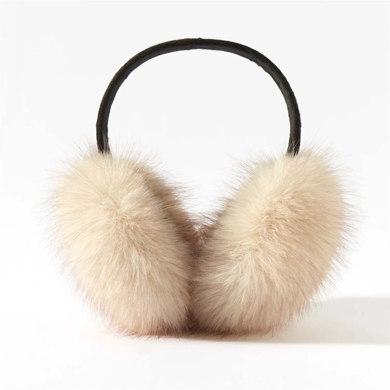 جديد فاخر شتاء دافئ غطاء للأذنين الرجعية الأحمر البني فو الثعلب الفراء غطاء للأذن امرأة رجل حفلة عشاء في الهواء الطلق يندبروف اكسسوارات #4