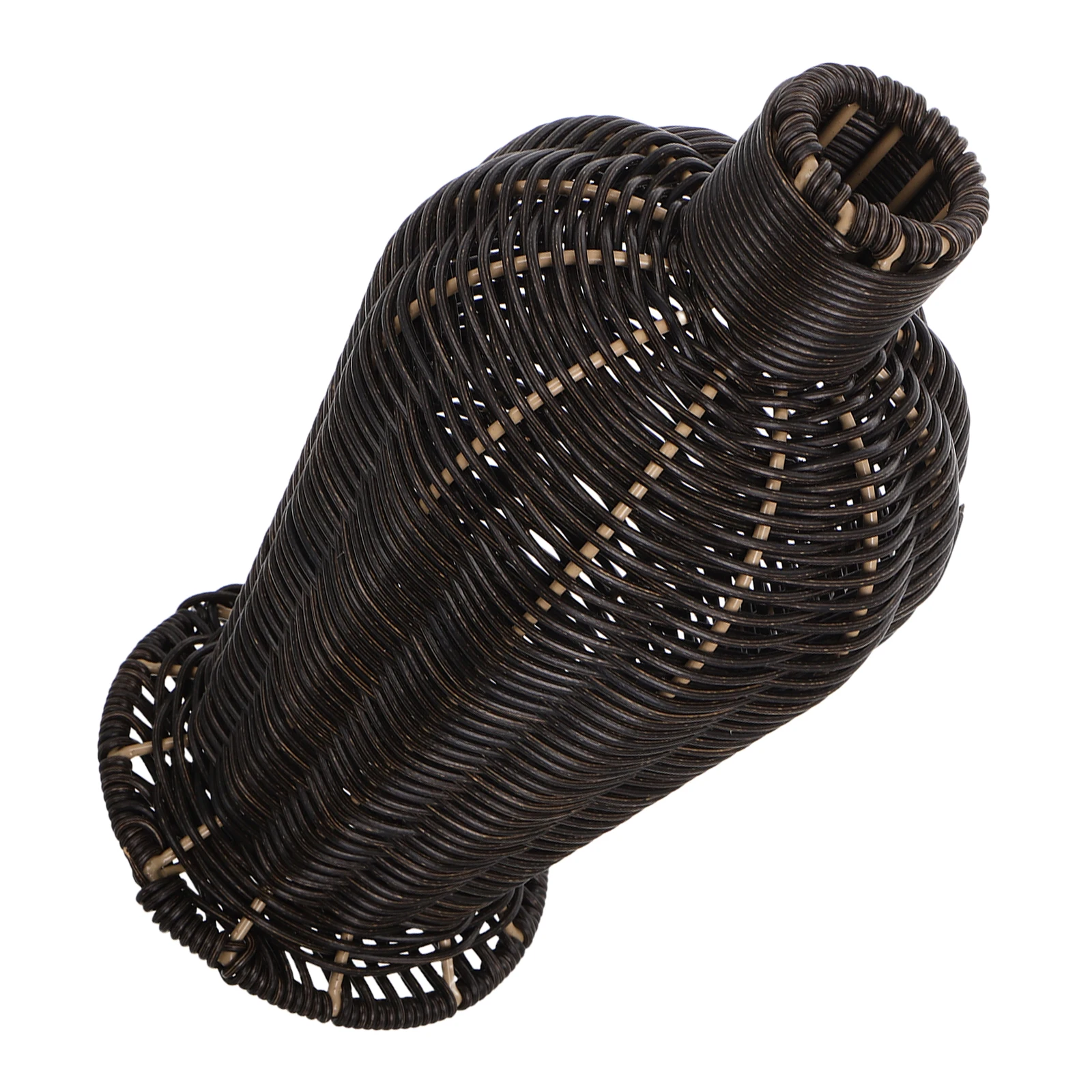 

1pcs Vase Flower Floor Wedding Flower Vase Plastic Wicker Rattan Pot Boho Holder Aesthetic Plant Artificial Container