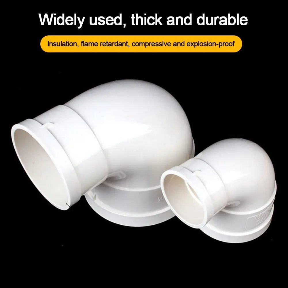 New PVC Pipe Reducing Elbow 2 Way White 90 Degree Elbow Pipe Fitting Corner Furniture Garden Support Structure