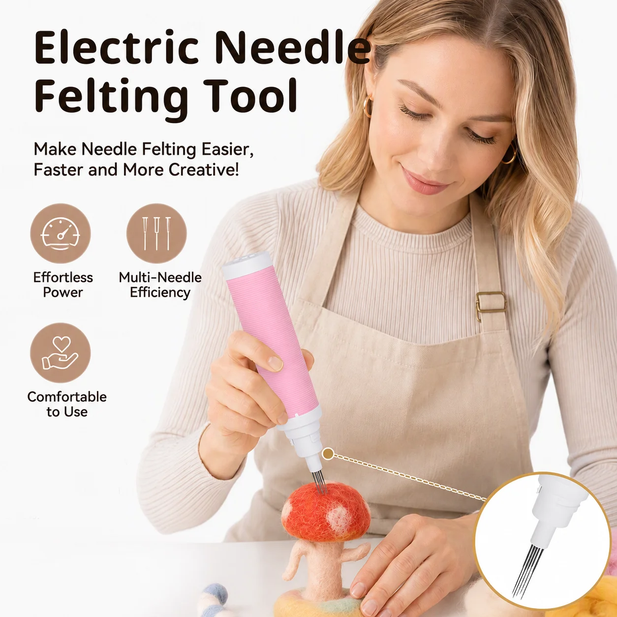 3.0 ProMax Electric Needle Felting Machine