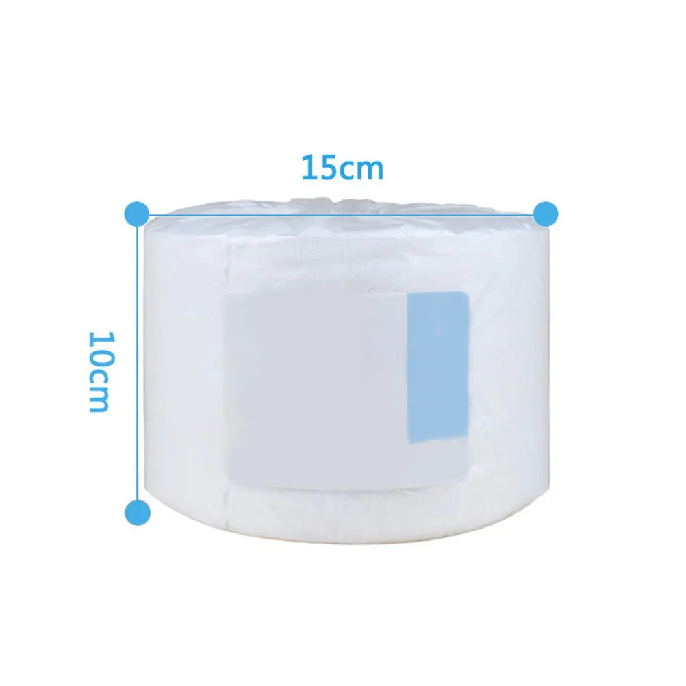 1 Roll Disposable Cotton Non-Woven Wash Towel for Face Makeup Removal Wet Dry Travel Outdoor Party Use Soft