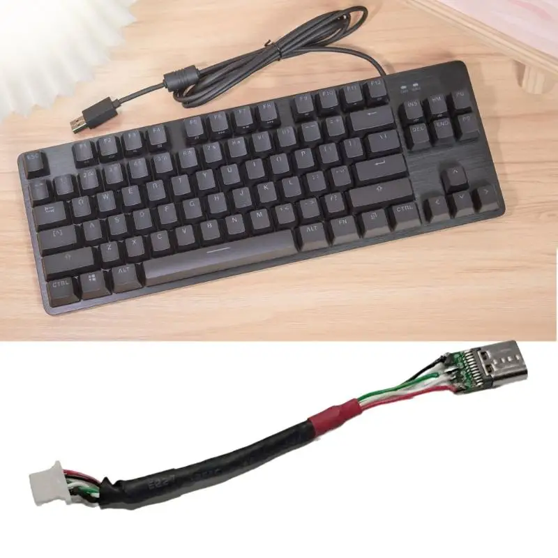 

R53C Type C Conversion Cord for K835/K845/G412SE Keyboards Quick Installation