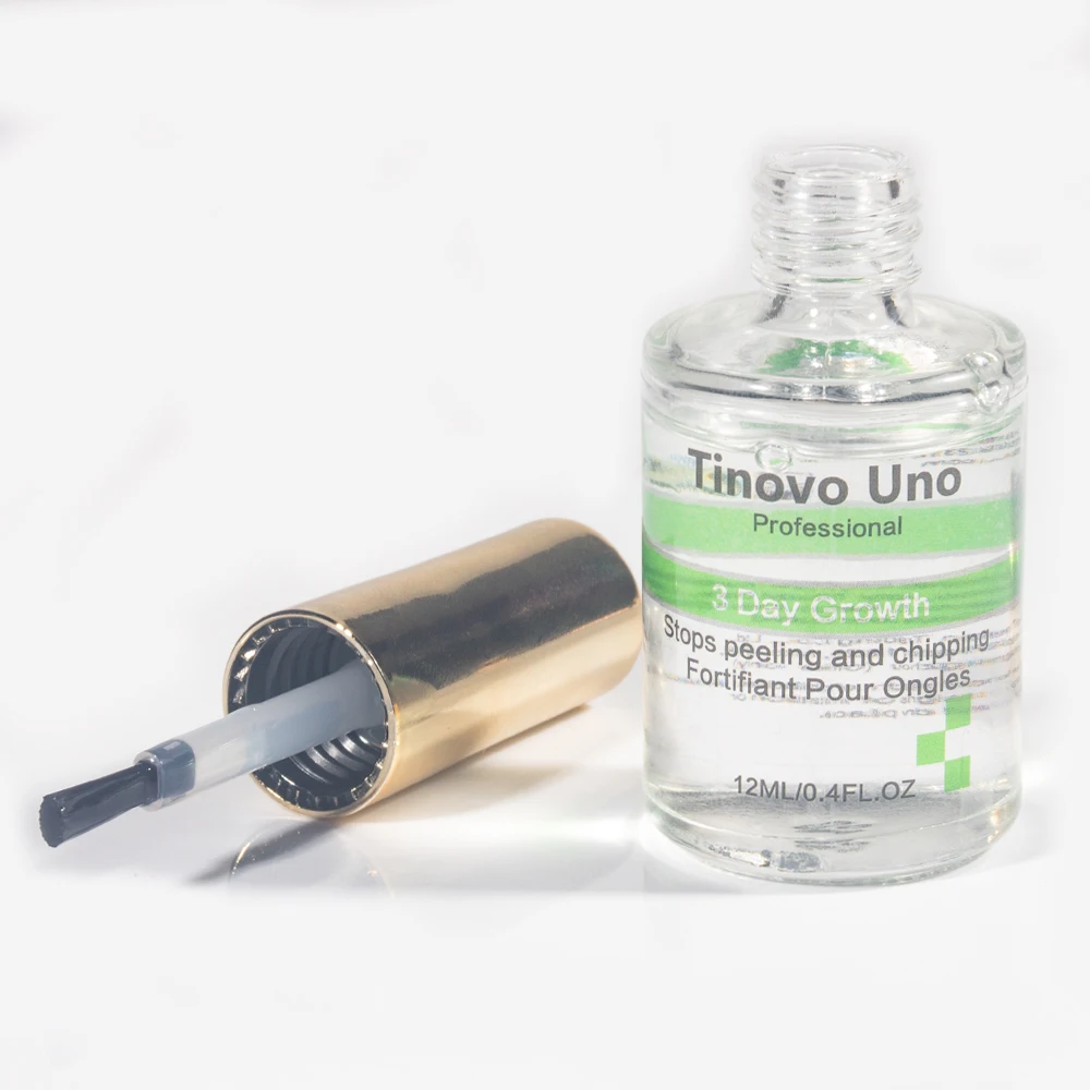 Tinovo Uno 3 日間爪の成長治療高速ケラチン爪硬化剤強化剤脆い薄い爪マニキュアケアツール
