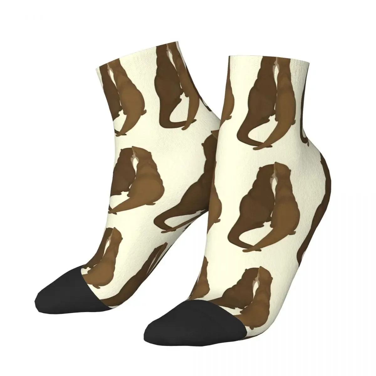 Otterly Adoration Sea Otter Otters Ankle Socks Male Mens Women Winter Stockings Polyester