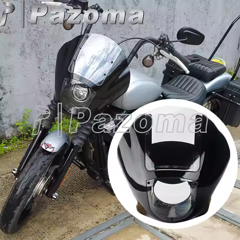 Motorcycle Headlight Fairing Windshield Cover For Harley Sportster XL 883 1200 Dyna FXDWG FXDL FXDF FXDB Softail FXBB FXLR FXST