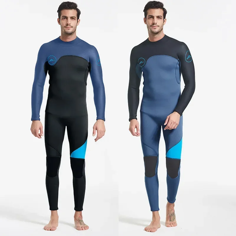 

Spearfishing 3MM Diving Suit for Man Kitesurfing Long-sleeve Diving Thermal Warm Wetsuits Full Suit Swimming Surfing Freediving