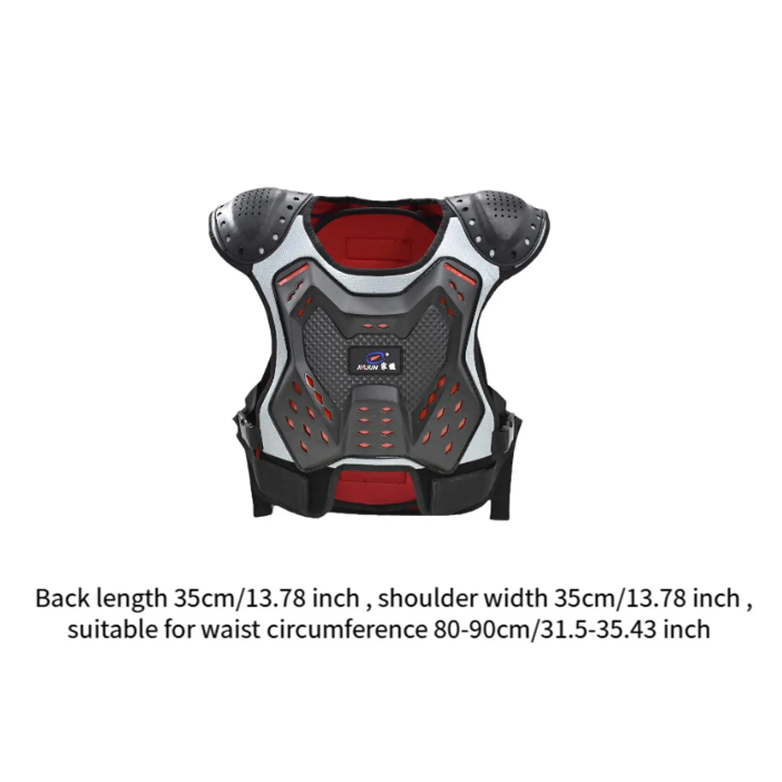 Kids Motorcycle Vest Impact Resistant Children Bike Gear Body Protector for Skating Skiing Riding Motocross Outdoor Sports