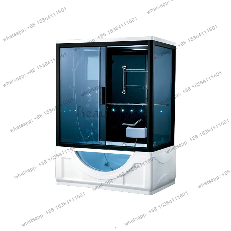 1500X850X2150mm Double Person Bathroom Steam Shower Enclosure With LCD Computer Control Wet Sauna Room