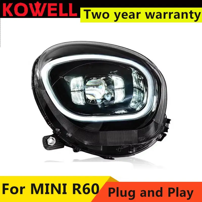 

Car styling Headlights for BMW Mini R60 Countryman 2011-2016 LED DRL Dynamic Signal Head Lamp Bi Xenon Beam Headlamp Accembly