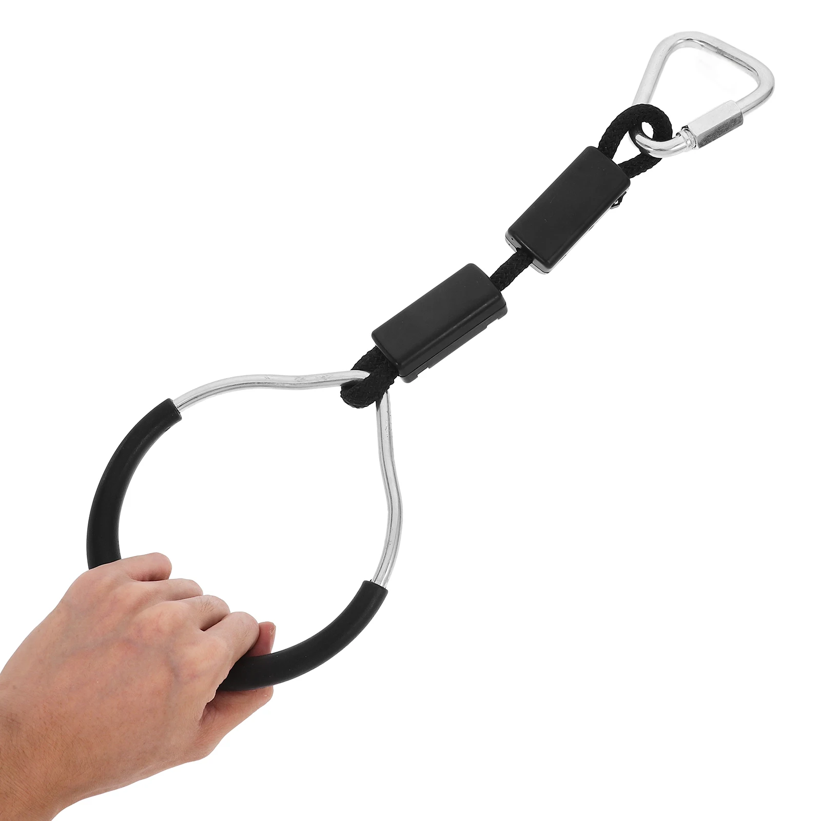 2 قطعة حلقات اللعب في الهواء الطلق للأطفال قدرة قوية 120 كجم حواف ناعمة ملونة سوينغ تسلق حلقة النينجا عقبة دورة