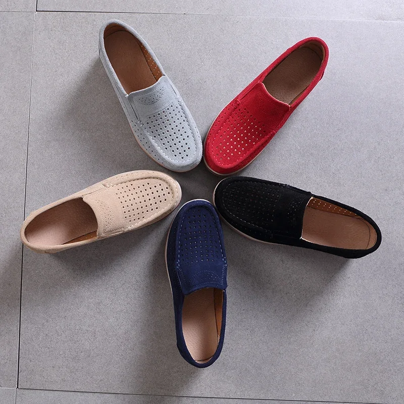 BEYARNE new flat platform moccasins for women loafers with leather suede fringes for womenL077