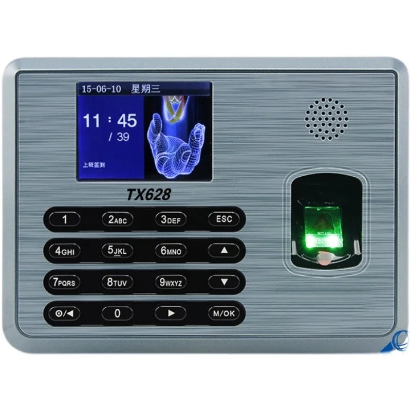 Новый TX628 3-дюймовый цветной экранS30 TCP/IP RS232/485 биометрический регистратор времени по отпечаткам пальцев часы