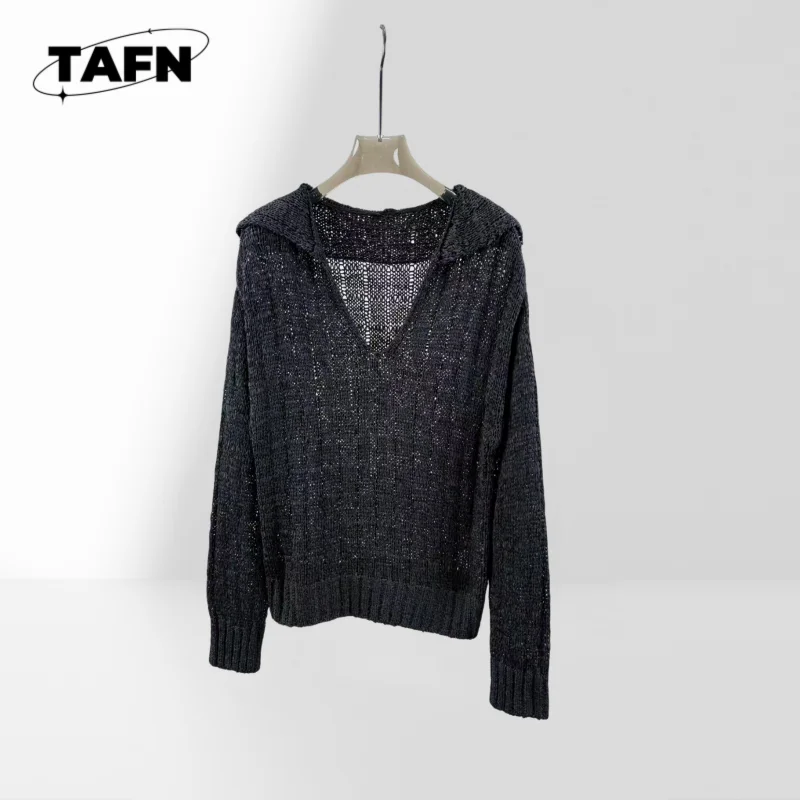Trendy Neck Sweater for Women, Warm and Elegant for Winter Chunky Knit Sweater for Women, Stay Warm Fashionable This AJ1825