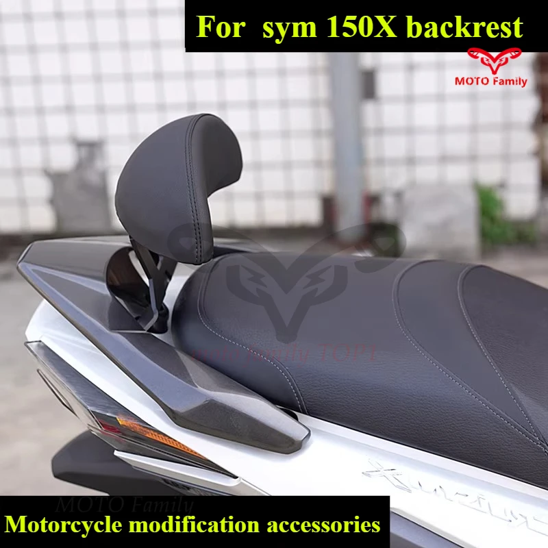 Schienale passeggero per moto Sym 150X, schienale posteriore per telaio, ricambi moto