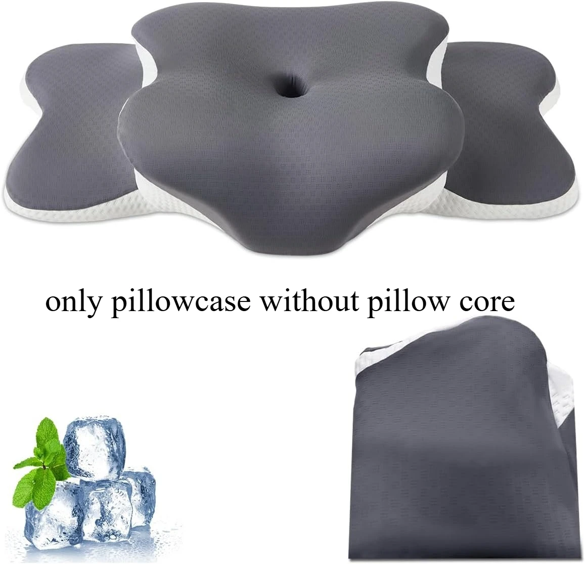 Butterfly Shaped Pillowcase, Super Soft, Removable and Washable Pillowcase, Only Pillowcase Without Pillow Core