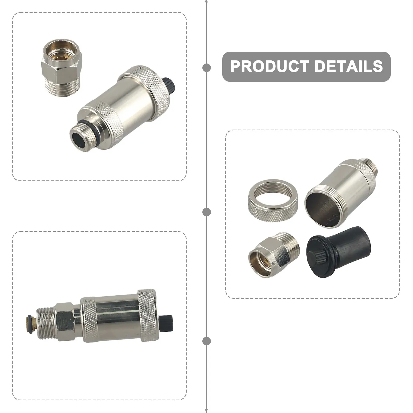 Reliable Performance For Air Release Automatic Quick Air Vent Valve Air Vent Heating Valve Fiberglass-reinforced Plastic Cover