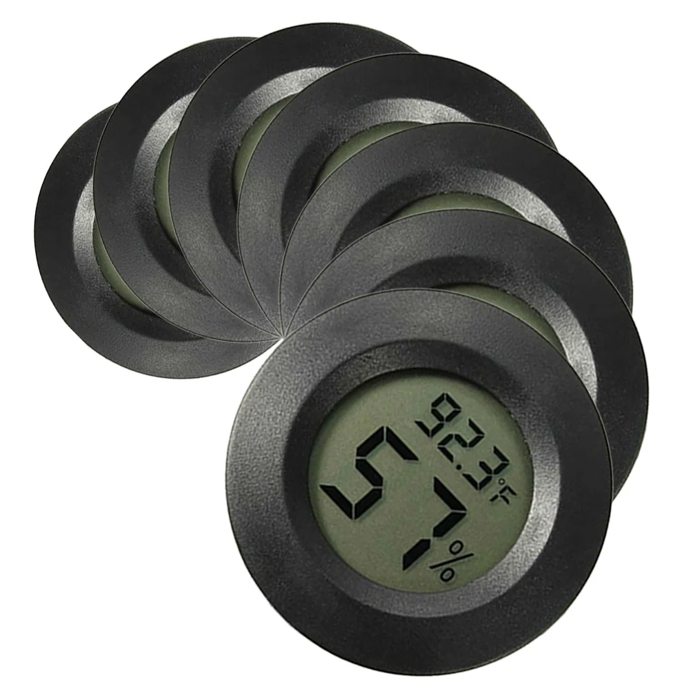 

Hygrometer Round -Hygrometer Outdoor Thermometer Bearded Dragon Accessories for Reptile Tank