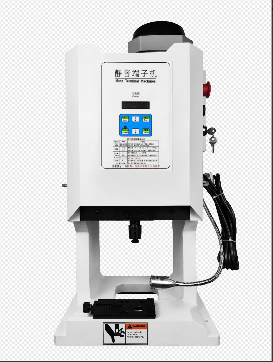Electrical Hexagonal Terminal Crimping Machine Semi Automatic Wire Crimper
