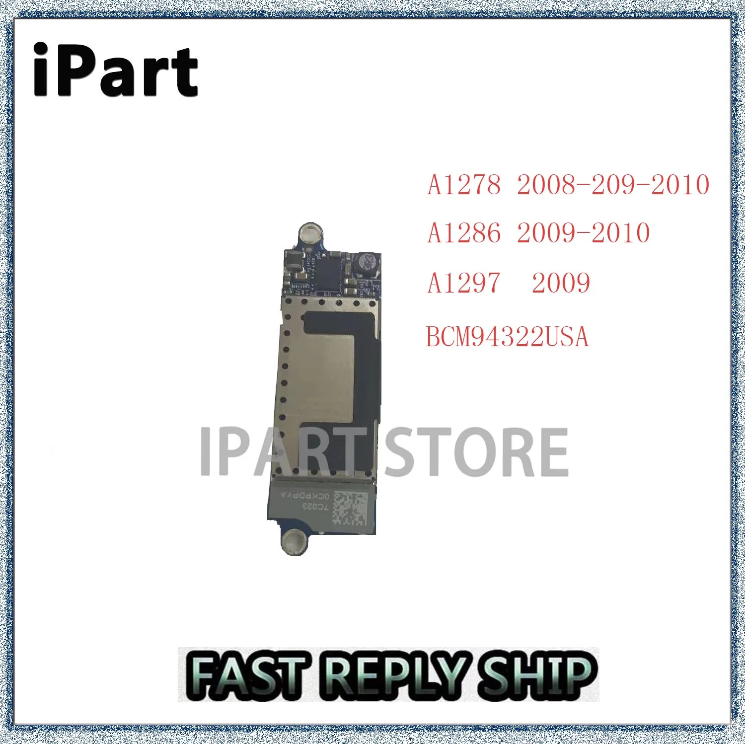 607-4144-A 607-4145-APara Macbook Pro A1278 A1286 A1297 Wifi BCM94322USA 2008 2009 2010 Año
