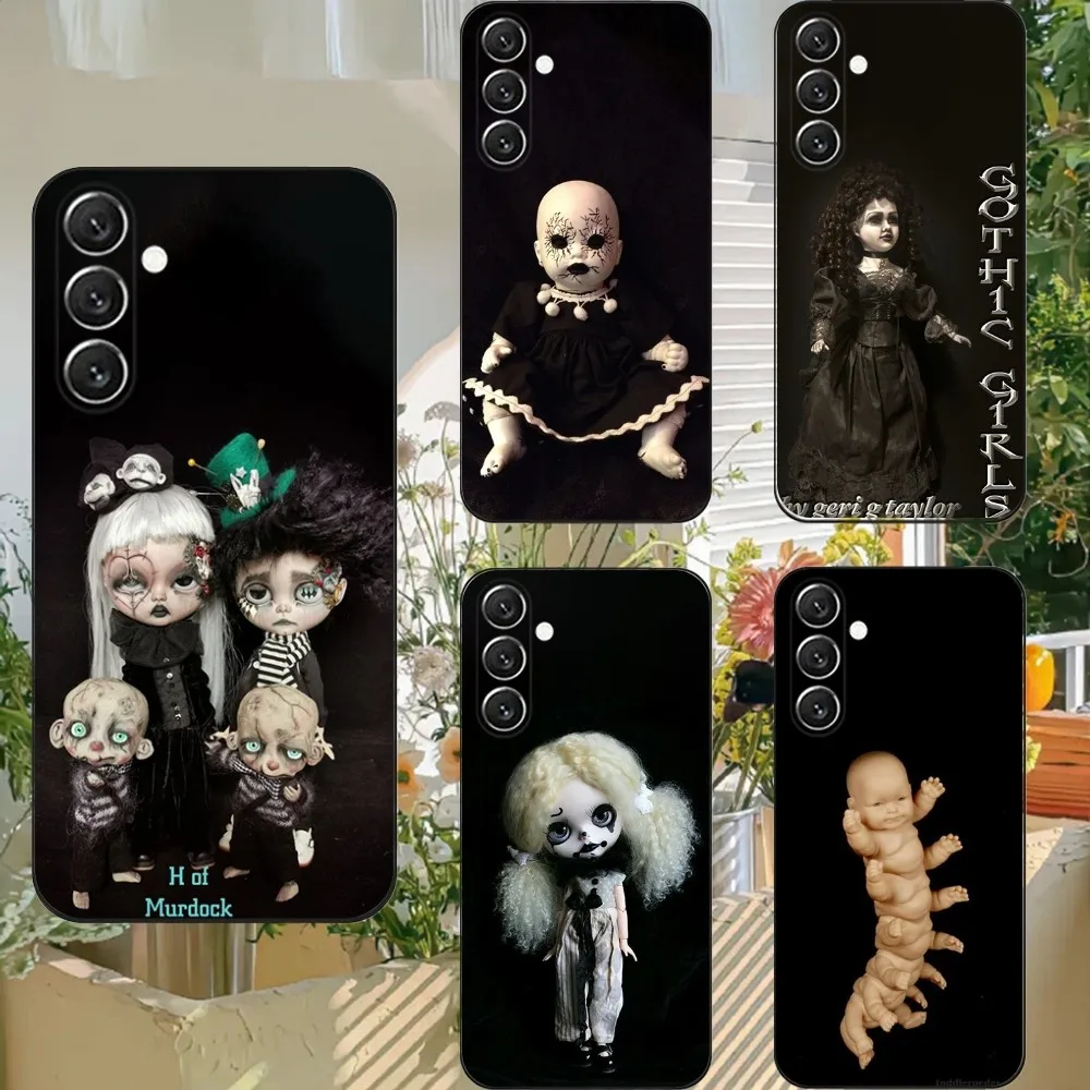 Krajews Creepy Dolls coque  Phone Case For Samsung S21,S22 Ultra,S20,S30 plus,S22 plus,S23,S30 ultra 5G Silicone Cover