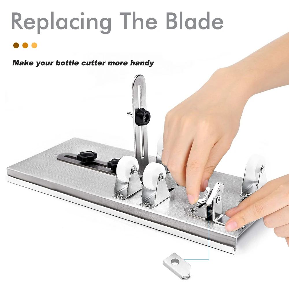 5Pcs New Wine Bottle Cutting Tool Replacement Cutting Head Diamond Cutter Head For Glass Tile Cutter Hand Tool Construction Tool