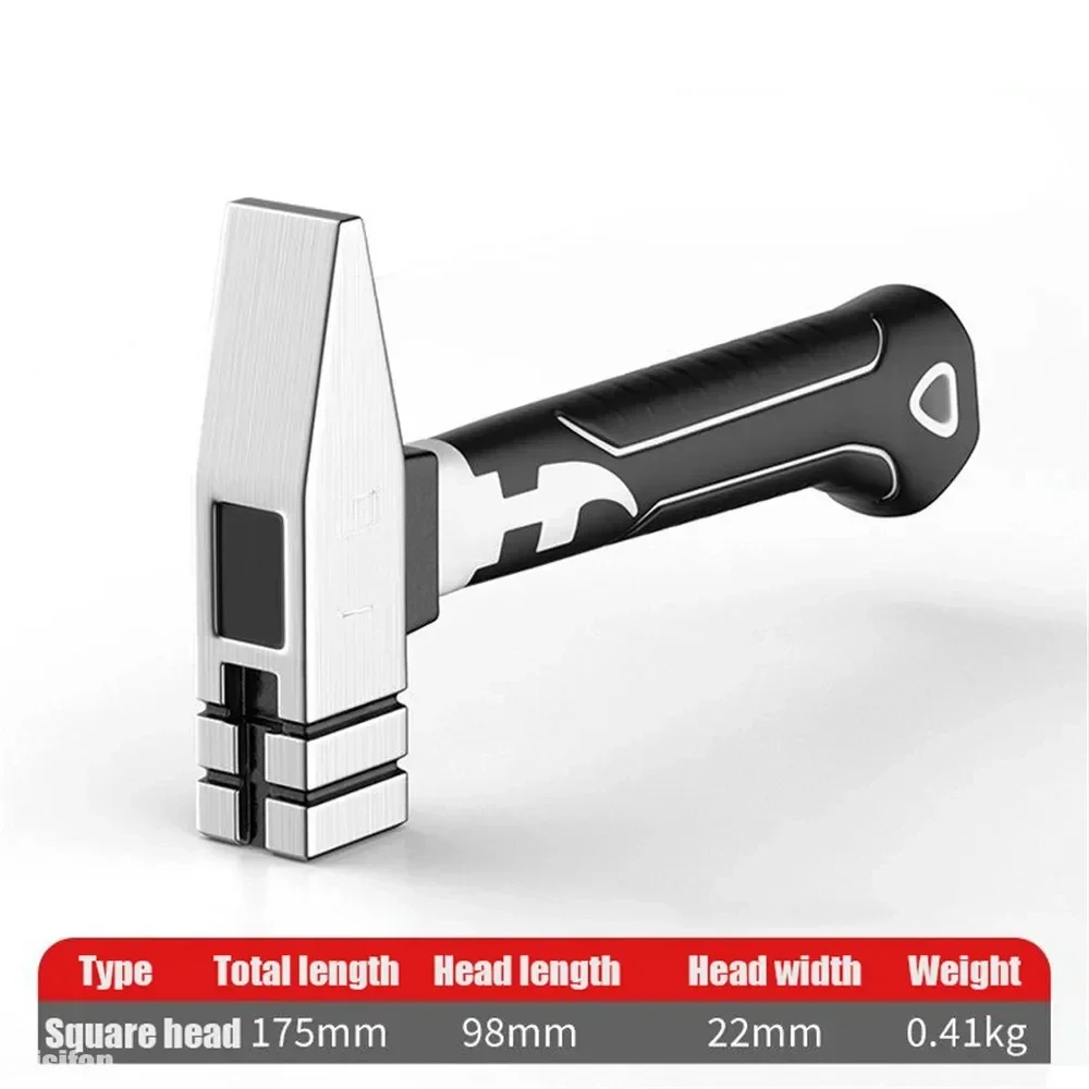 

New Hammer Short Handle Octagonal Hand Tool Heavy Duty High Carbon Steel Nail Hammer for Woodworking