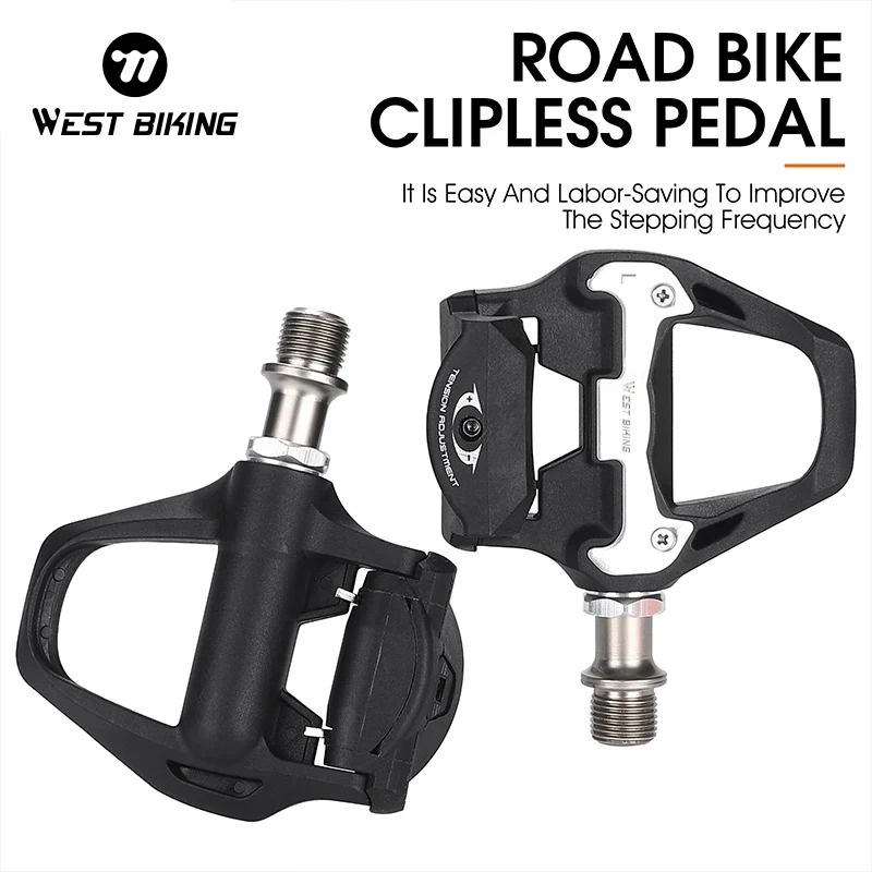 SPD-SL Road Bike Bicycle Pedals Self-Locking Professional Bike Pedal With Sealed Bearing Cleats Pedal Bicycle SPD Part