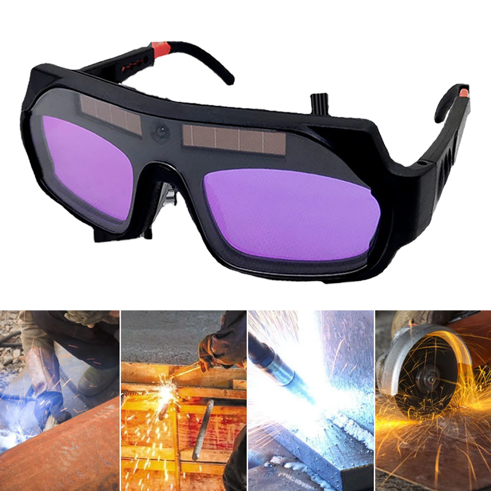 ZK30 Welder Glasses Automatic Dimming Size Adjustable Protective Professional Welding Goggle safety