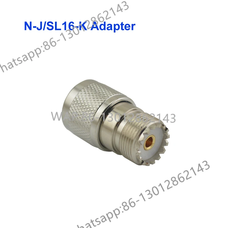 

N-J (N Male)/SL16-K (UHF SO239 Female) jack RF адаптер