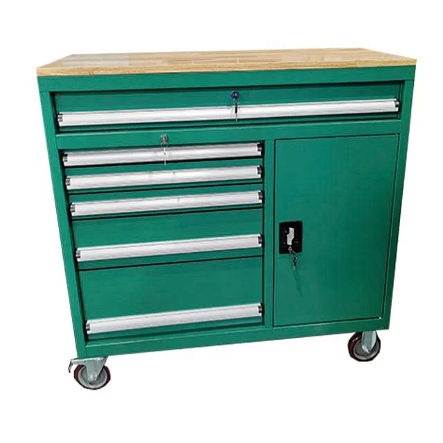 Stainless steel workshop tool cabinet garage workbench cabinet