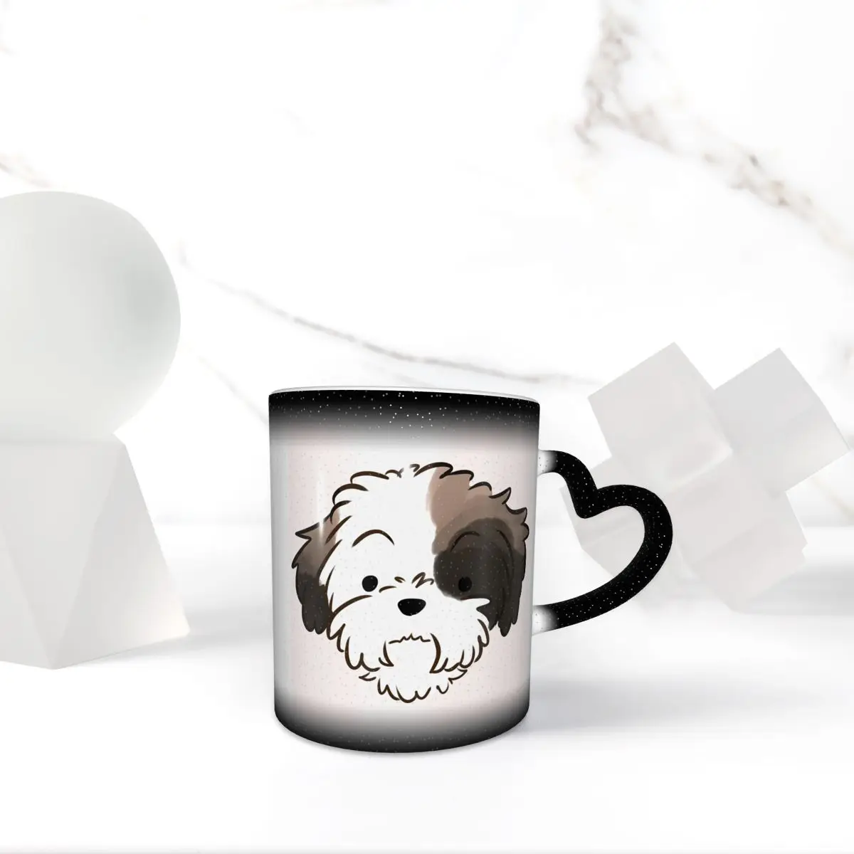 

Кружка для собаки Ши-тцу, забавные керамические кофейные чашки, чайные кружки, чашка для молока, посуда для напитков, подарок для друзей