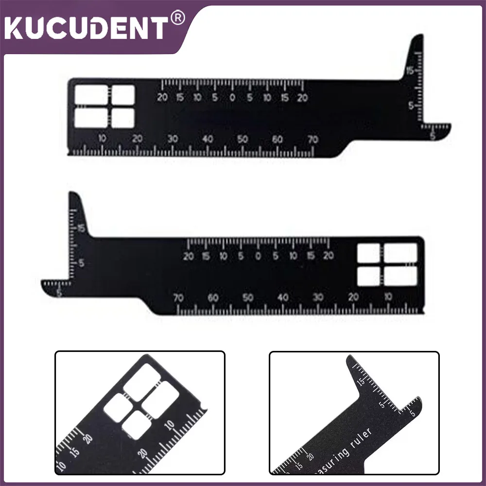 

1Pc Dental Precision Measuring Ruler Teeth Gap Photography Medical Tool Span Measure Scale Dentistry Endodontic Instruments