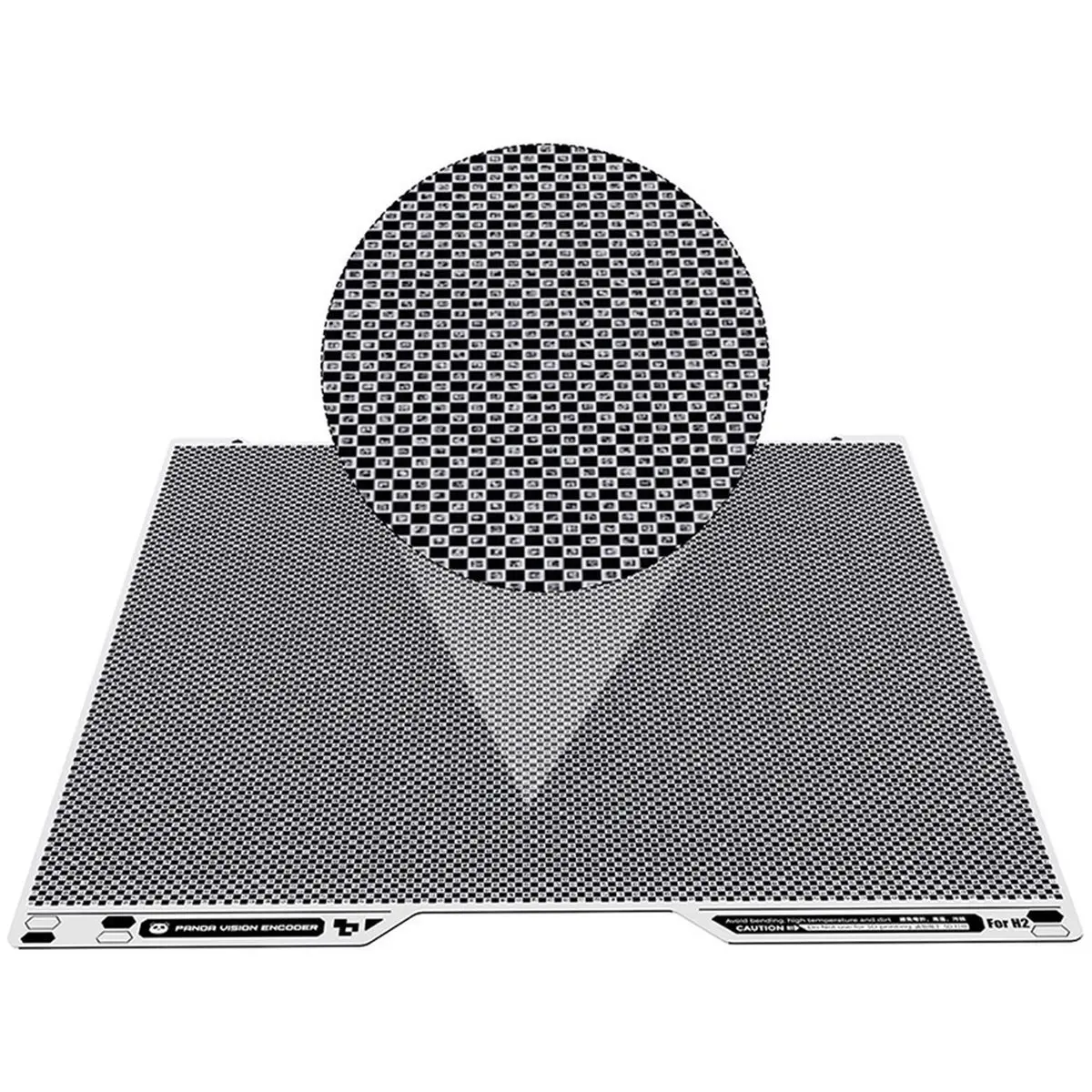 Panda Vision Encoder 50μm Calibration Tool for H2C H2D H2S 3D Printer Double Sided Cool Build Plate