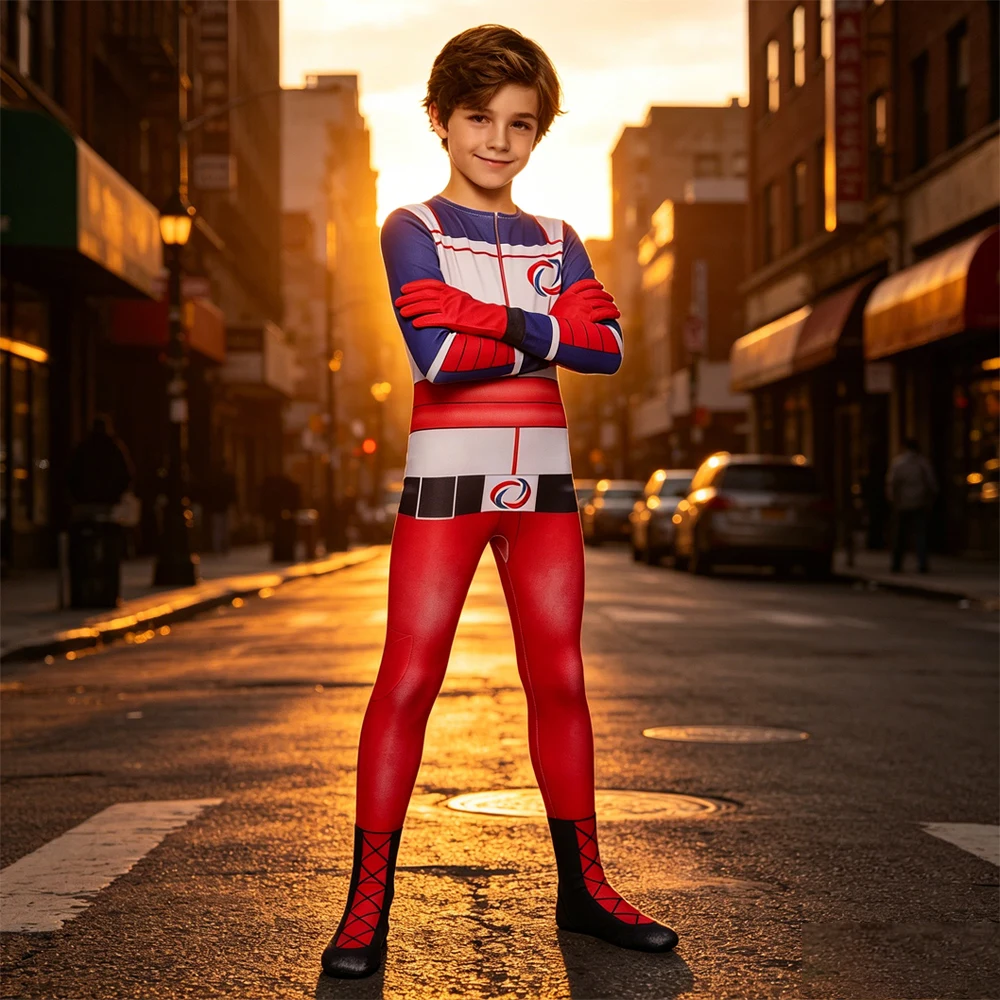 

Kids Children Henry Cosplay Costume Cartoon Henry Cosplay Danger Boys Jumpsuit Halloween Carnival Suit
