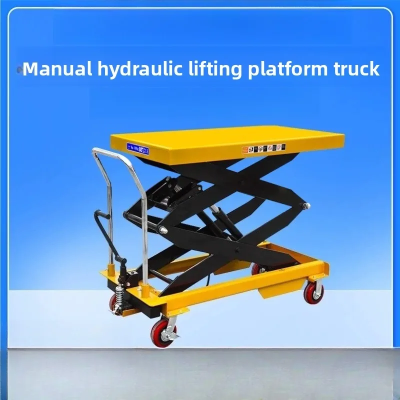 Manual Hydraulic Lift Platform Truck, Mobile Lift Truck, Manual Lift, Mold Truck, Logistics Truck
