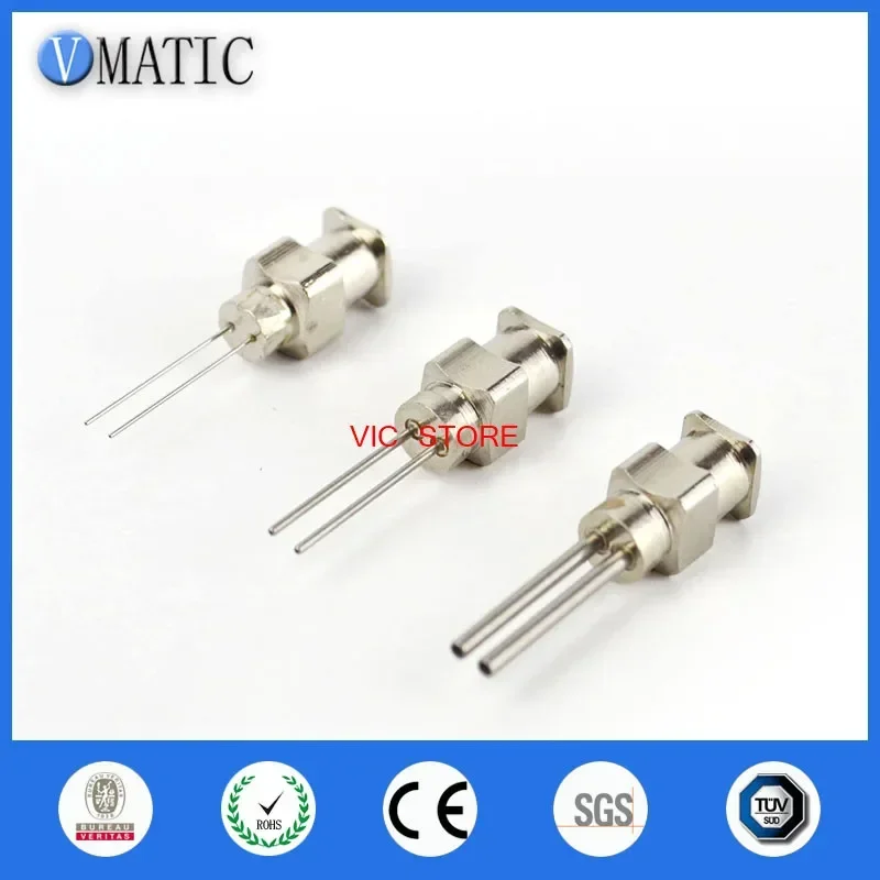 Free Shipping Hot Sale 12G-27G Dual Metal Stainless Steel Glue Dispensing Needle Tip 1/2 Inch With Factory Price