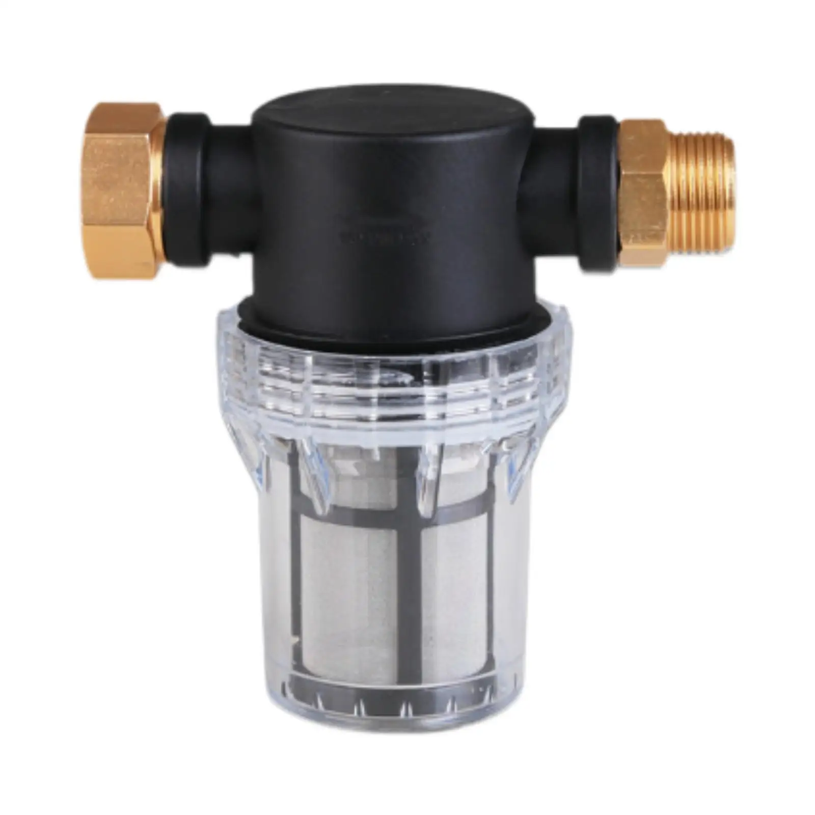 

Garden Hose Inlet Filter for Pressure Washer Easy to Install Inline Water Filter 3/4" for Faucet Car Washing RV Plants Kitchen