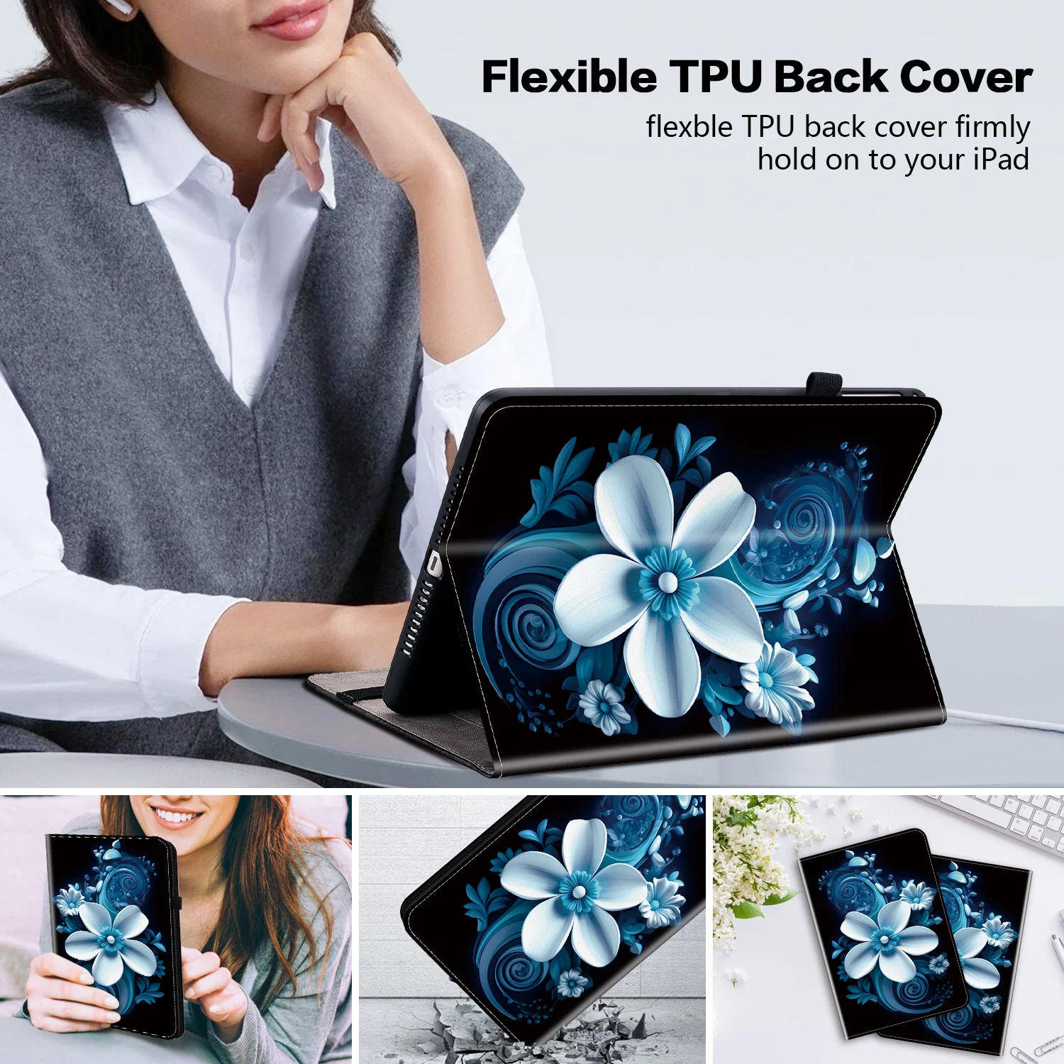 Tablet Case For Realme Pad 2 11.5 Pad Mini 8.7 Case OPPO Pad Mini 8.8 SE Air 10.36 Realme Pad 10.4 X Leaher Flip Cover view 2